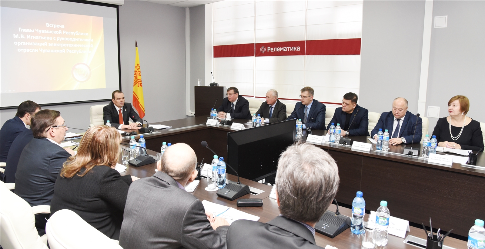 Встреча Главы Чувашии с руководителями организаций электротехнической отрасли Чувашской Республики